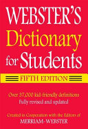 Webster's Dictionary for Students