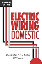 Electric wiring--domestic