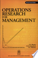 Operations Research for Management