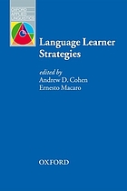 Language learner strategies : thirty years of research and practice