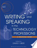 Writing and Speaking in the Technology Professions : a practical guide