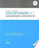 Macromedia Coldfusion MX 7 Web Application Construction Kit