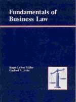 Fundamentals of business law