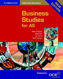 Business Studies for AS OCR