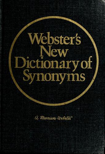 Webster's new dictionary of synonyms