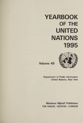 Yearbook of the United Nations 1995 (Yearbook of the United Nations)