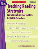 Teaching Reading Strategies with Literature that Matters to Middle Schoolers