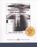 Psychological Testing and Assessment: an introduction to tests and measurement