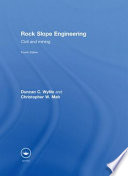 Rock Slope Engineering