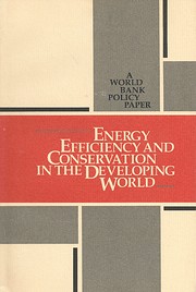 Energy Efficiency and Conservation in the Developing World