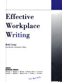 Effective Workplace Writing