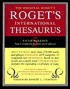 Roget's international thesaurus.