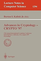 Advances in cryptology CRYPTO '97