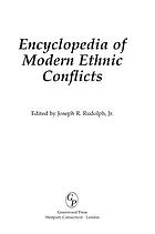 Encyclopedia of Modern Ethnic Conflicts