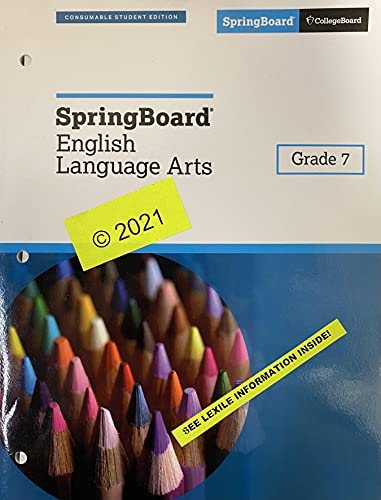 SpringBoard : English language arts. Grade 7