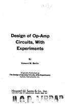 Design of op-amp circuits with experiments