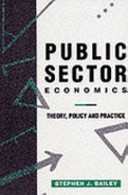 Public Sector Economics: theory, policy and practice