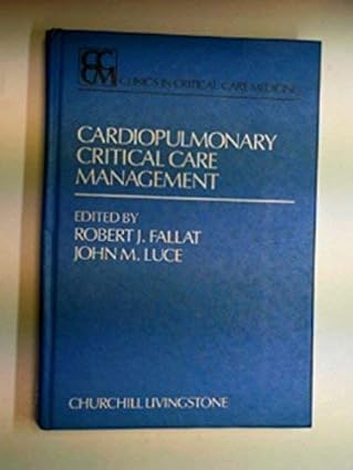 Cardiopulmonary Critical Care Management