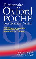 Dictionnaire Oxford Poche pour apprendre l'anglais (français-anglais / anglais-français)