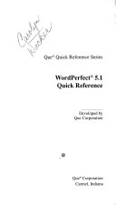 WordPerfect 5.1 Quick Reference