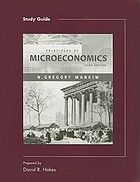 Principles of Microeconomics : study guide, third edition