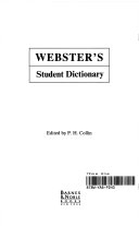 Webster's Student Dictionary