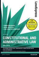 Constitutional and Administrative Law