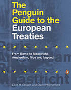  The Penguin guide to the European treaties 