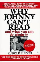 Why Johnny can't read