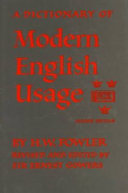 A Dictionary of Modern English Usage