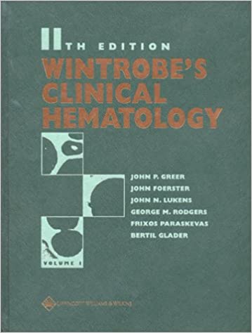 Wintrobe's clinical hematology