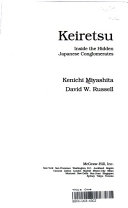 Keiretsu: inside the hidden Japanese conglomerates