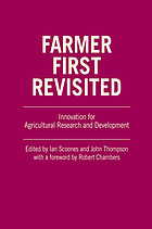 Farmer first revisited : innovation for agricultural research and development