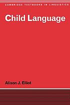  Child language