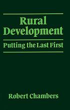  Rural development : putting the last first