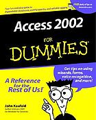  Access 2002 for dummies