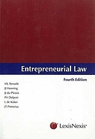 Entrepreneurial law