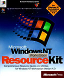 Microsoft Windows NT Workstation Resource Kit