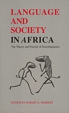 Language and Society in Africa