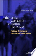 The Judicial Application of Human Rights Law