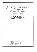 Diagnostic and statistical manual of mental disorders