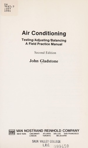 Air conditioning testing adjusting balancing