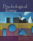 Psychological Testing: Principles, Applications, and Issues