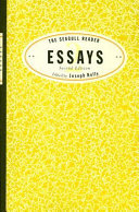 The Seagull Reader Essays