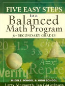 Five Easy Steps to a Balanced Math Program for Secondary Grades