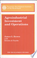 Agroindustrial Investment and Operations