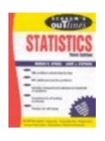  Schaum's outline of theory and problems of statistics