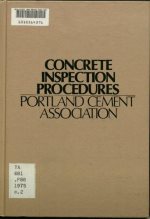 Concrete Inspection Procedures