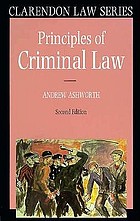  Principles of criminal law