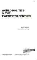 World Politics in the Twentieth Century